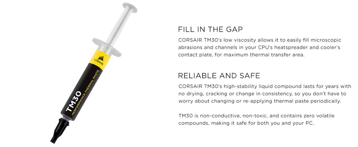 CORSAIR TM30 Performance Thermal Paste, CT-9010001-WW. - Image 3