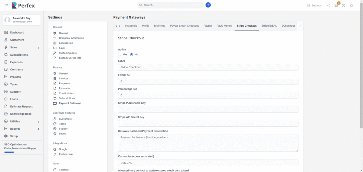 Perfex - Powerful Open Source CRM Perfex - CRM ที่ทรงพลังและเปิดเผย! - Image 3