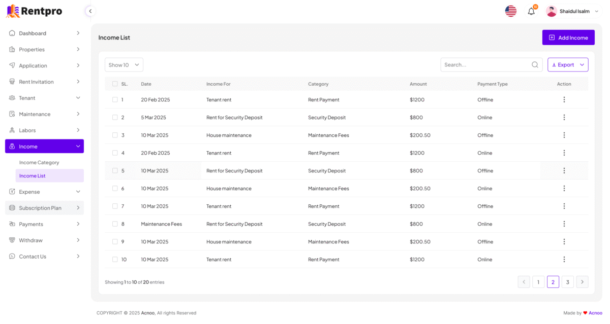 ### ภาษาไทย: 🏡 RentPro - ซอฟต์แวร์บริหารจัดการอสังหาริมทรัพย์และเช่า ที่ดีที่สุด - Image 2