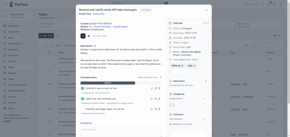 Perfex - Powerful Open Source CRM Perfex - CRM ที่ทรงพลังและเปิดเผย! - Image 6
