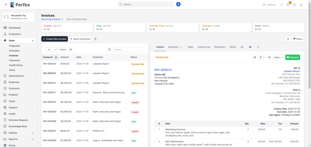 Perfex - Powerful Open Source CRM Perfex - CRM ที่ทรงพลังและเปิดเผย! - Image 7