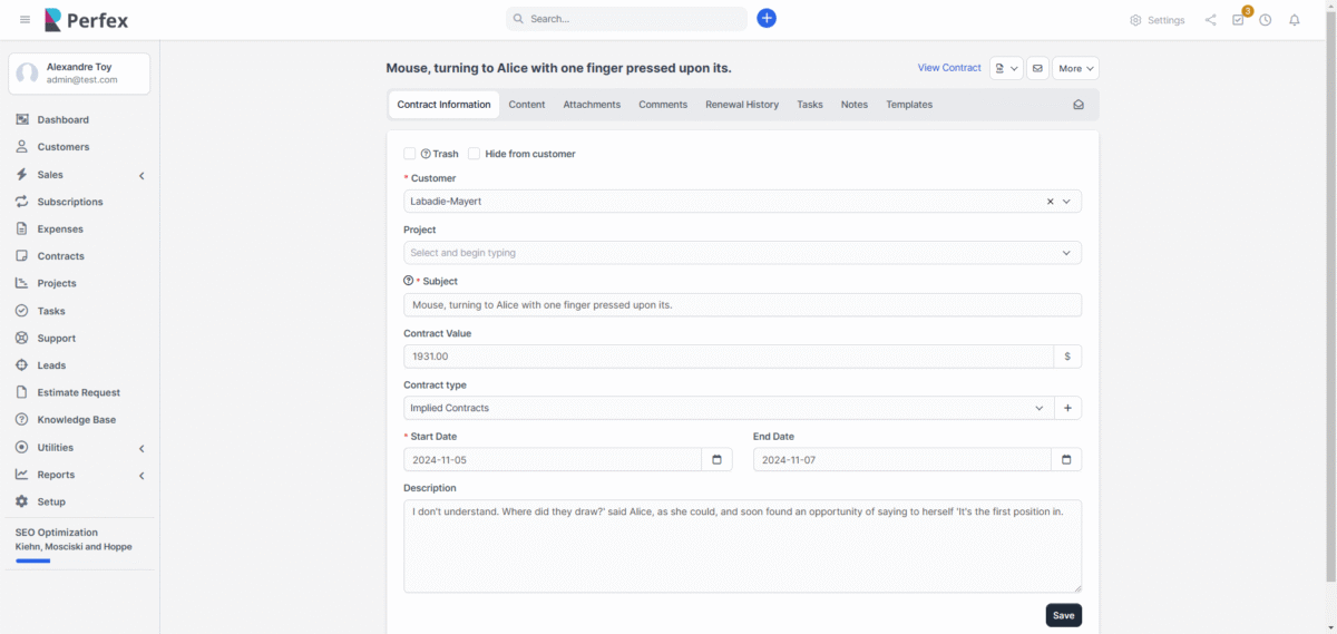 Perfex - Powerful Open Source CRM Perfex - CRM ที่ทรงพลังและเปิดเผย! - Image 8