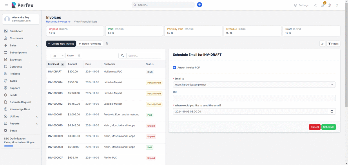 Perfex - Powerful Open Source CRM Perfex - CRM ที่ทรงพลังและเปิดเผย! - Image 10