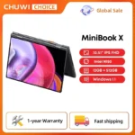 CHUWI MiniBook X 2025 2-in-1 แล็ปท็อปแท็บเล็ต Intel N150 CPU 10.51 'FHD หน้าจอ IPS 12GB LPDDR5 512G SSD Windows 11 โน้ตบุ๊ค PC