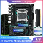 MACHINIST X99 เมนบอร์ดB9 LGA2011-3 ชุด + Intel Xeon E5 2660 V3 CPUโปรเซสเซอร์ + DDR4 16GB 2400Mhzหน่วยความจําNVME M.2 สําหรับเดสก์ท็อป