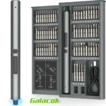 75 in 1 Precision ไขควงไฟฟ้าชุดไร้สายแม่เหล็กซ่อมกล่องเครื่องมือ LED Light สําหรับ PC iPhone กล้องนาฬิกาแว่นตา