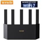 Tenda BE3600 Dual Band Wi-Fi 7 Router BE3L 3x1G พอร์ตติดตั้งง่ายผู้ปกครองควบคุม Access Point โหมด MLO VPN NFC การออกแบบแนวตั้ง