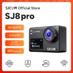SJCAM SJ8 Pro Action กล้องกันน้ํา Anti-Shake 4K 60FPS 5G WiFi หน้าจอสัมผัสมัลติฟังก์ชั่กีฬากลางแจ้ง CAM