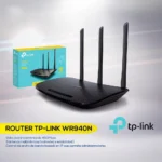 TP-LINK 450Mbps Wireless N Router TL-WR940N เวอร์ชันภาษาอังกฤษ 3 เสาอากาศโมเด็มเราเตอร์ Wifi