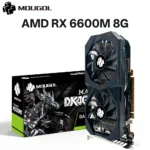 MOUGOL AMD Radeon RX6600M 8G Gaming Graphics Card GDDR6 GPU Video Card PCIE4.0 DP*3 PCIE4.0 x8 128bit for Desktop Computer Host