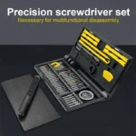 ชุดไขควงไฟฟ้า71ใน1 S2ความแม่นยำสูงเหล็กอัลลอยความแข็งสูงพร้อมไฟ LED เครื่องมือซ่อมอเนกประสงค์สำหรับกล้อง DIY