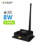 EDUP เครื่องขยายสัญญาณไวไฟ8W, เครื่องขยายสัญญาณไวไฟ2.4GHz รีโมทคอนโทรลไร้สายตัวขยายระยะไกล