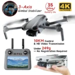 XINLIN XiL 017 กล้อง 4K Drone พร้อมแกน 3 แกน,Quadcopter แบบพับได้ 249g,การส่งผ่าน HD 10KM,เที่ยวบิน 35 นาที,GPS Smart Follow