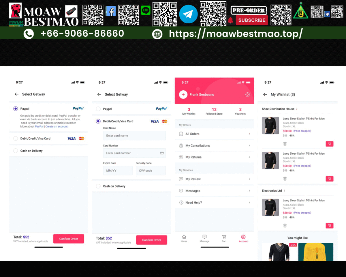 🇹🇭 ภาษาไทย AmazCart Flutter – สร้างร้านค้าออนไลน์บนมือถือได้ทันที! - Image 4