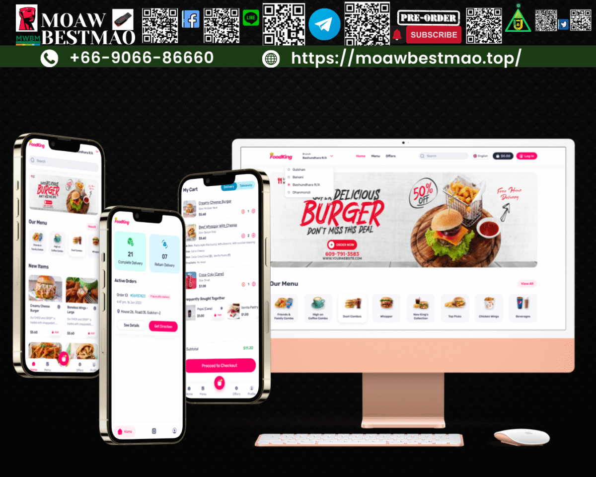 FoodKing – ระบบบริหารร้านอาหารและส่งเดลิเวอรีครบวงจร จัดการทุกอย่างในร้านด้วยระบบเดียว ✔️ - Image 5