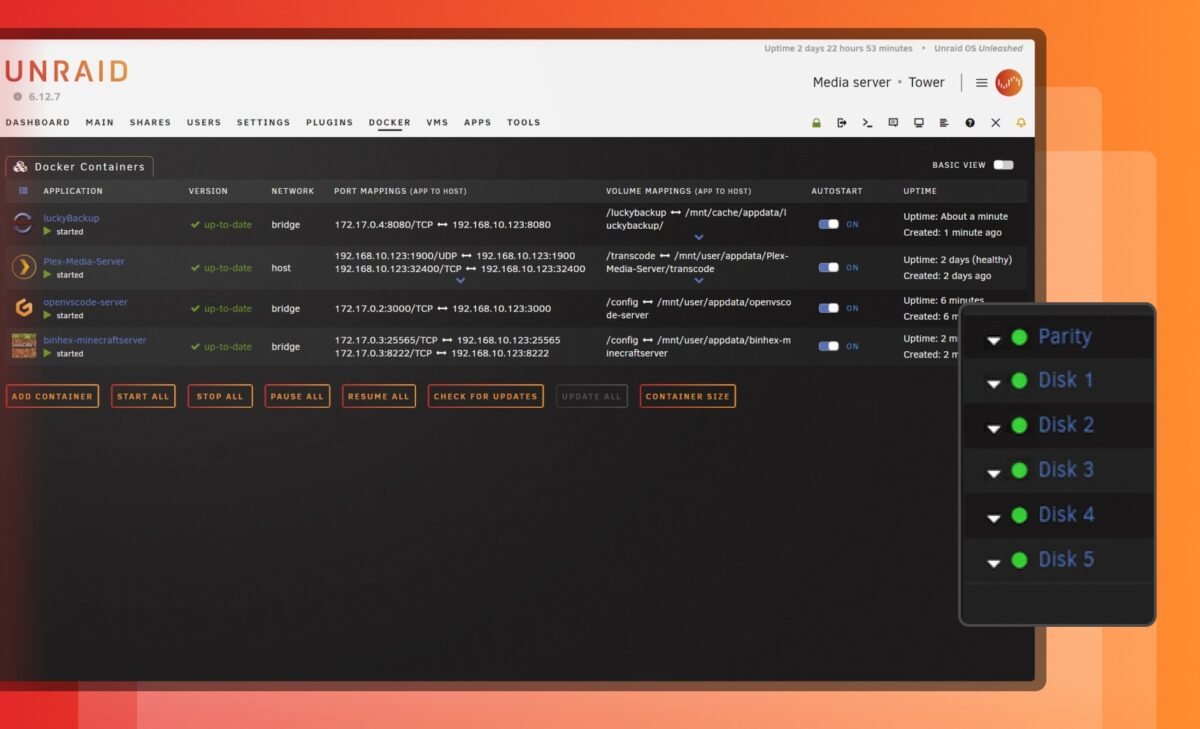 Unraid OS 7.2.0 Stable มาถึงแล้ว! - Image 8
